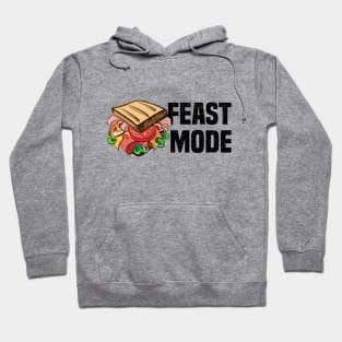 "FEAST MODE" Graphic Tee Hoodie